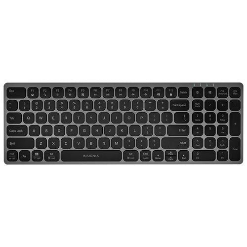 Insignia Wireless Slim Bluetooth Keyboard - Grey