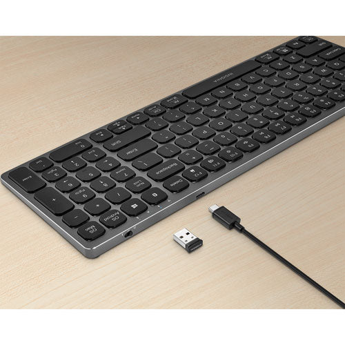 Insignia Wireless Slim Bluetooth Keyboard - Grey