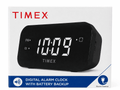 TIMEX Digital Alarm Clock with White LED Display