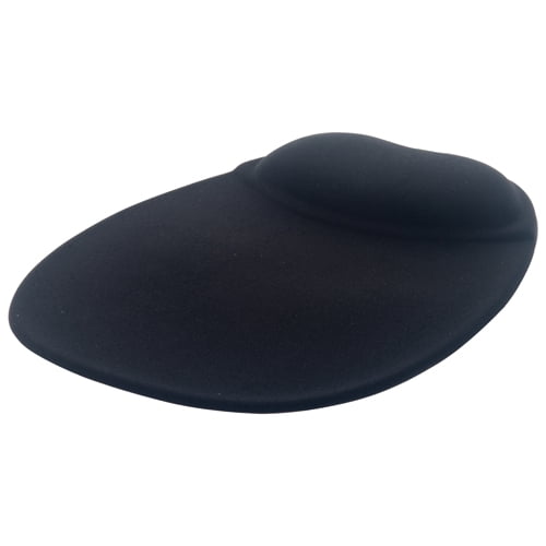Insignia Memory Foam Mouse Pad – Black Ergonomic Mouse Pad with Wrist Support & Non-Slip Base for Office, Gaming & Home Use