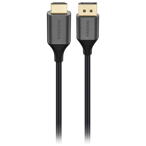Insignia 1.83m (6 ft.) DisplayPort to 4K Ultra HD HDMI Cable