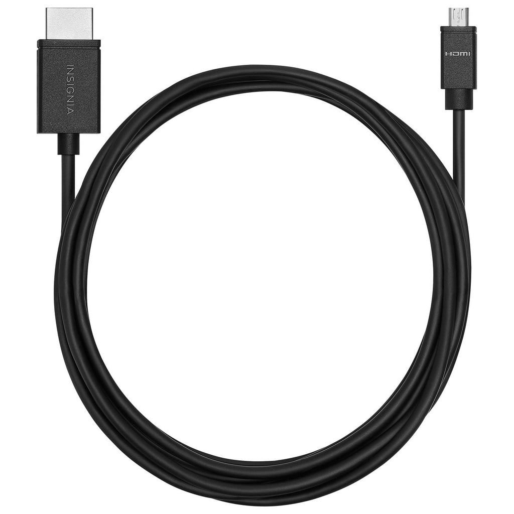 Insignia 2.4m (8 ft.) HDMI to Micro HDMI Cable – Black