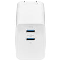 Insignia 70W Dual USB-C GaN Wall Charger, White – NS-PW370C2W25-C