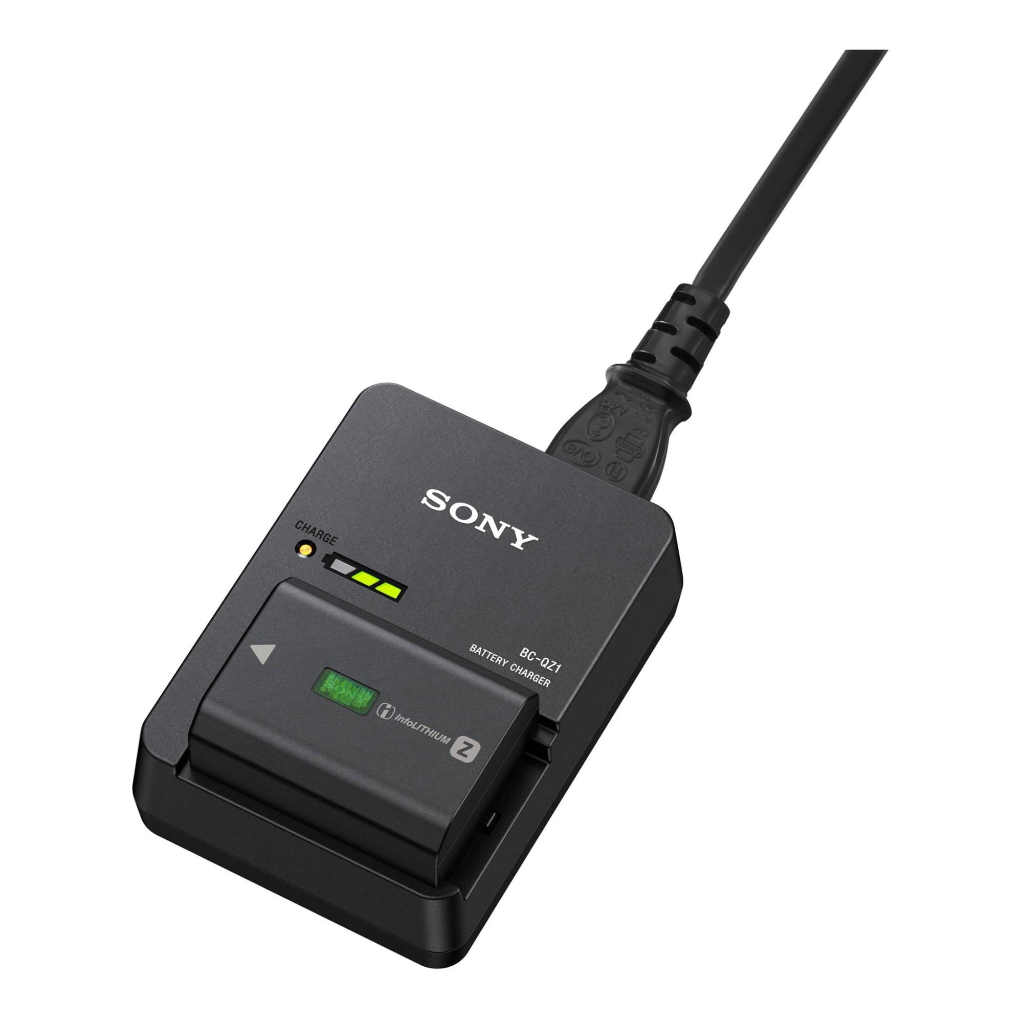 Sony BCQZ1 Z-Series Battery Charger, Black