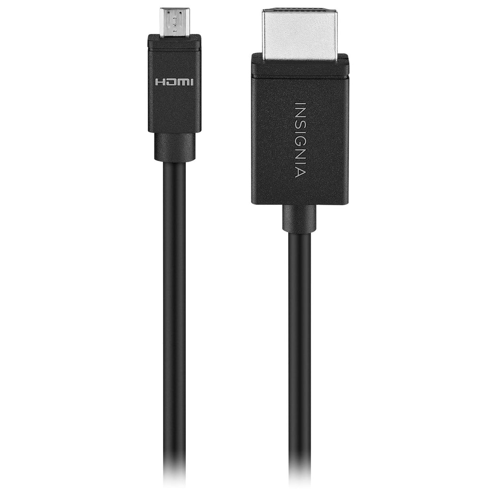 Insignia 2.4m (8 ft.) HDMI to Micro HDMI Cable – Black