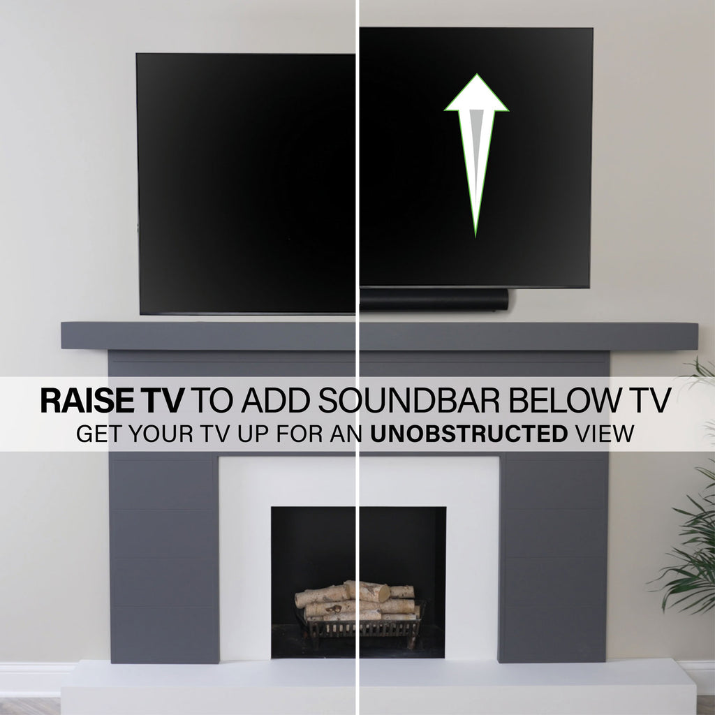 SANUS Elite Advanced Full Motion 4D + Shift TV Wall Mount for 32"–65" TVs, Swivel, Tilt, Extendable, Black (BMF522-B3)