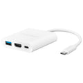 Insignia USB-C to HDMI Multiport Adapter (NS-PCACHM-C) – 4K HDMI, USB 3.0 & USB-C Power Delivery – Compact Hub for Laptops & Tablets