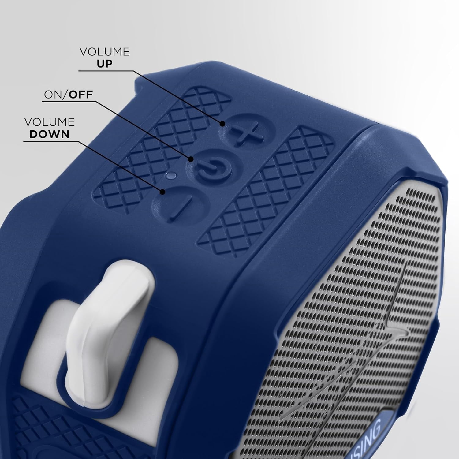 Altec Lansing HydraTrek 2.0 EverythingProof Portable Bluetooth Speaker - Purple/Blue | Waterproof Rugged Wireless Speaker