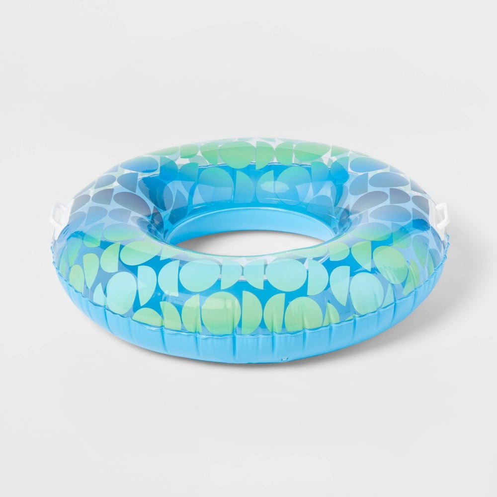 Sun Squad 36" Inflatable Swim Tube – Durable PVC Pool Float Ring for Kids, Teens & Adults, Assorted Summer Water Float