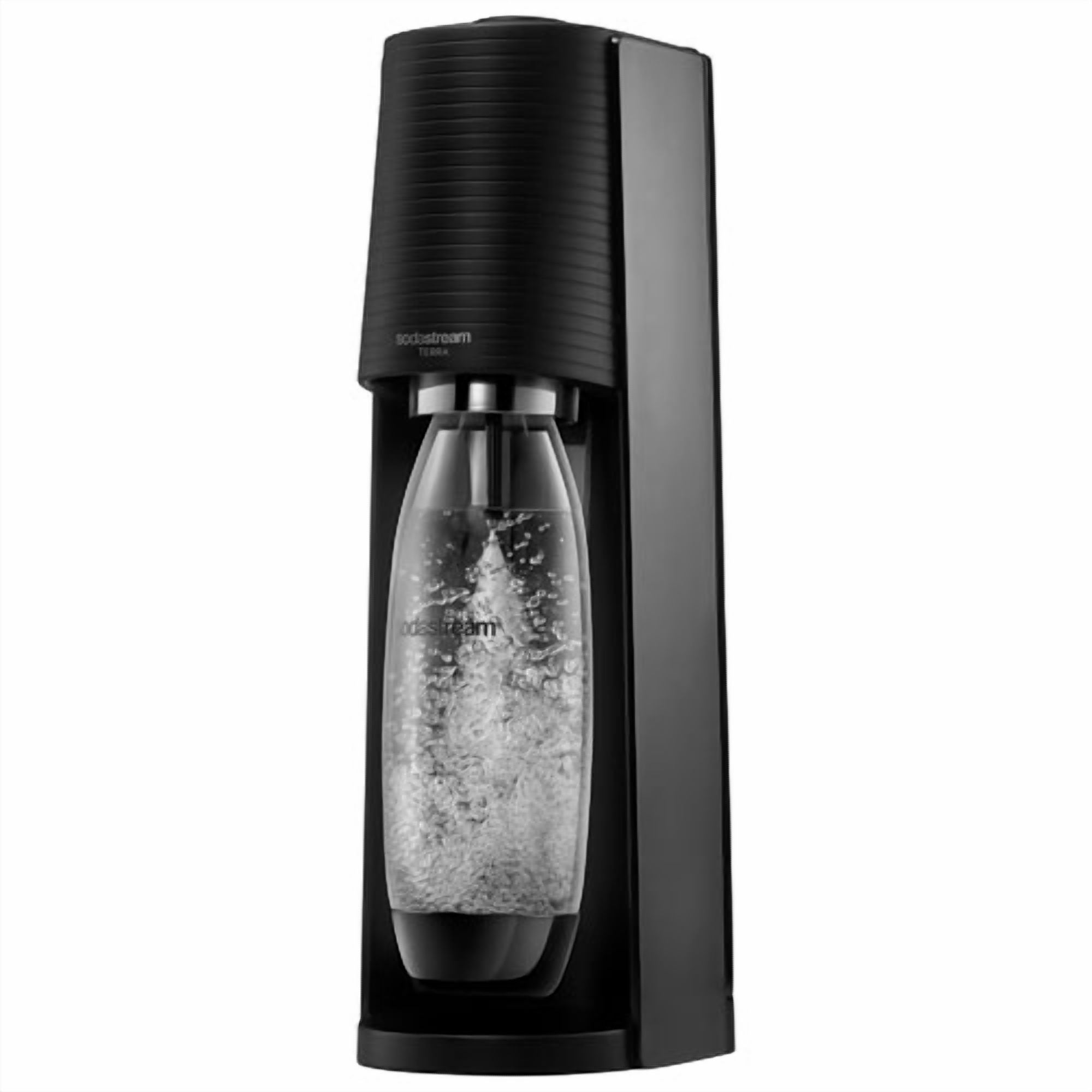 SodaStream Terra Soda Machine - Black (Machine only, CO₂ Cylinder NOT Included)