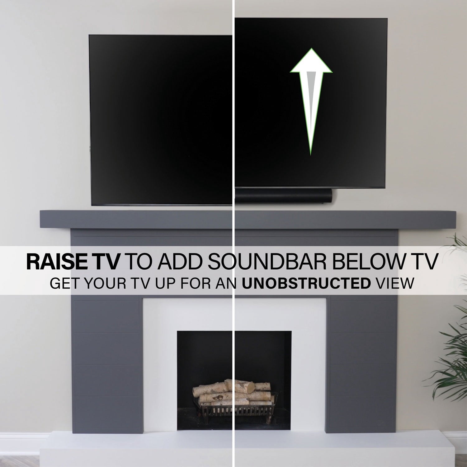 SANUS Elite Advanced Full Motion 4D + Shift TV Wall Mount for 42"–90" TVs, Swivel, Tilt, Extendable, Black (BLF528-B3)