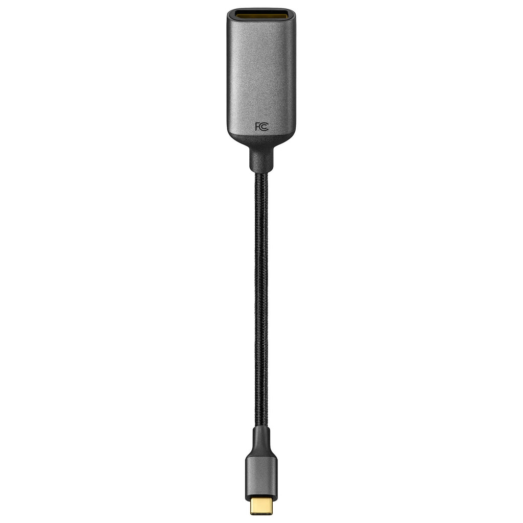 Insignia USB-C to DisplayPort 1.4 8K Adapter (NS-PCUCDPB26-C) – 8K Ultra HD Video, Plug-and-Play, Black