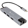 Helix 5-in-1 USB-C Multiport Adapter with HDMI, USB-C, USB-A & LAN Connectivity for Laptop & Tablet – ETHHUB7