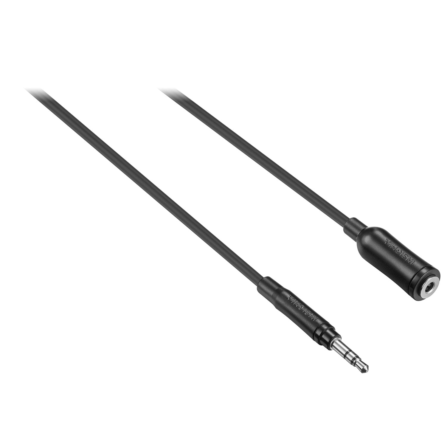 Insignia 6 ft. (1.8m) 3.5mm Male/Female Audio Extension Cable – Stereo AUX Extension for Headphones, Speakers & Car Audio