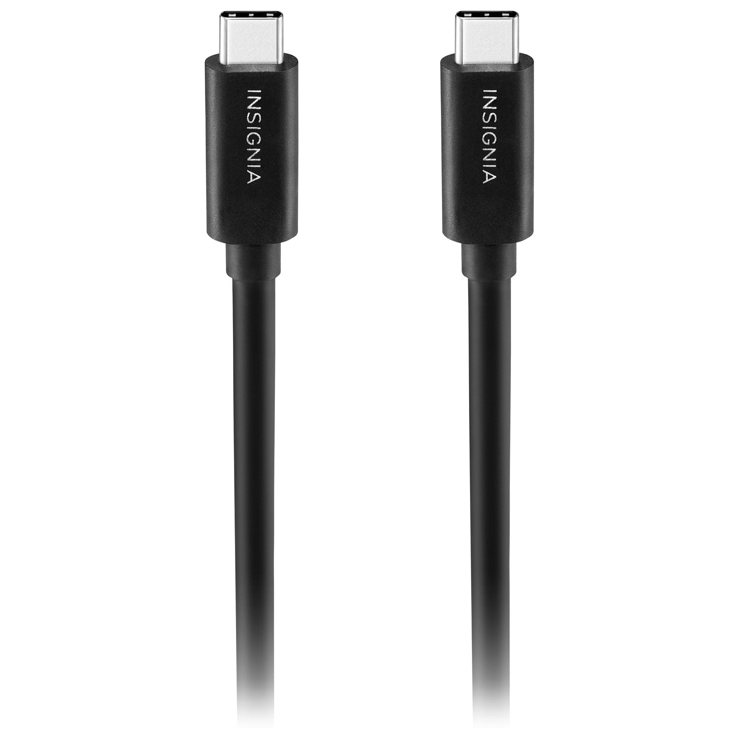 Insignia 1m (3.3 ft.) USB-C to USB-C Charge Cable 100W, 10 Gbps (NS-PCKCC3-C) – Fast Charging & High-Speed Data Transfer – Black