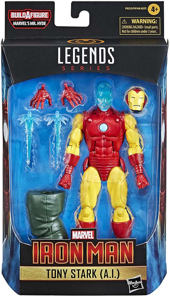 Marvel Legends Shang-Chi Tony Stark A.I. 6-Inch Action Figure Mr. Hyde Build-A-Figure Series