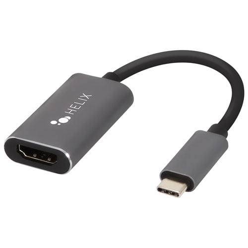 Helix USB-C to 4K UHD HDMI Adapter | USB Type-C to HDMI Video Adapter for Monitors, TVs & Projectors