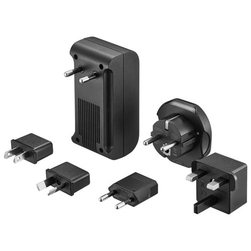 Insignia Travel Converter and Plug Adapters - Black