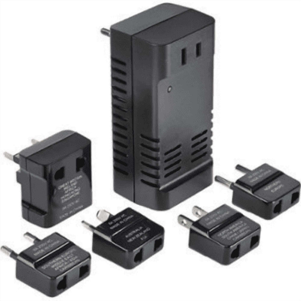 Insignia Travel Adapter & Voltage Converter MTC1875 for International Travel, Dual USB Charging, Worldwide Compatibility