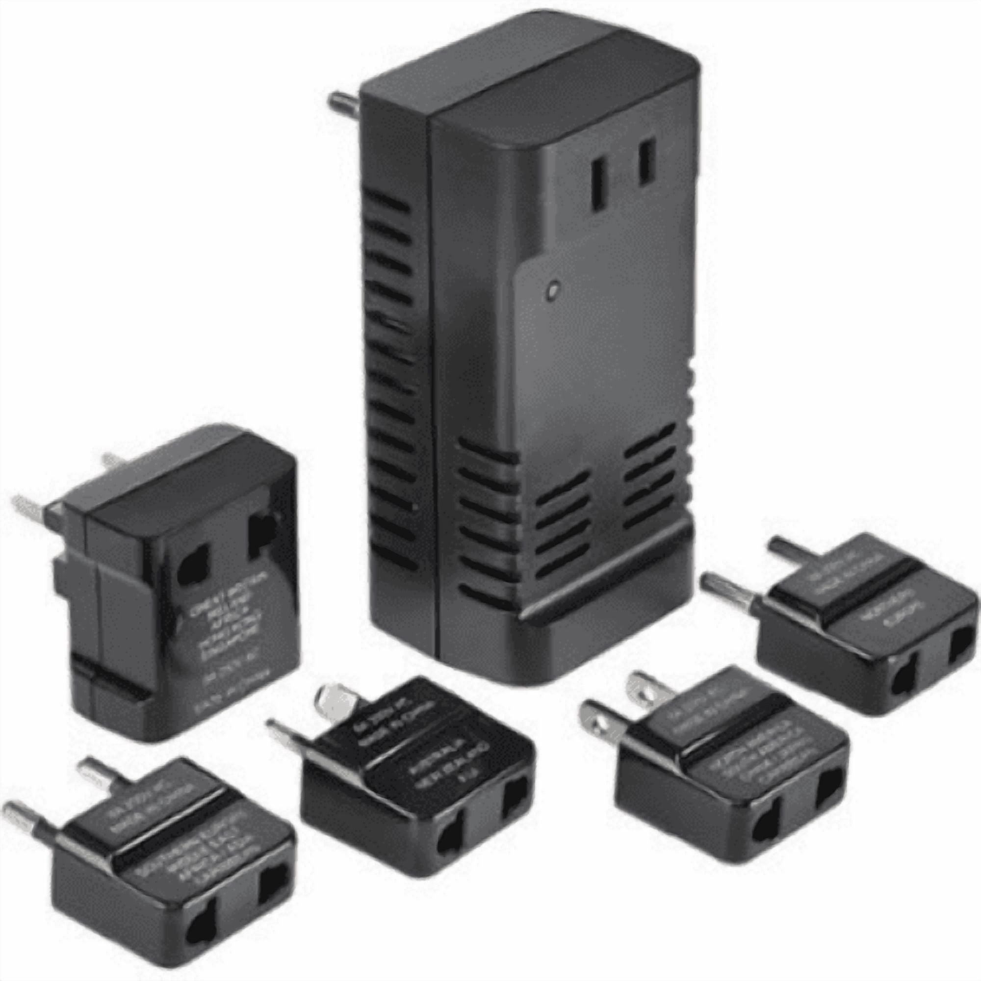 Insignia Travel Adapter & Voltage Converter MTC1875 for International Travel, Dual USB Charging, Worldwide Compatibility