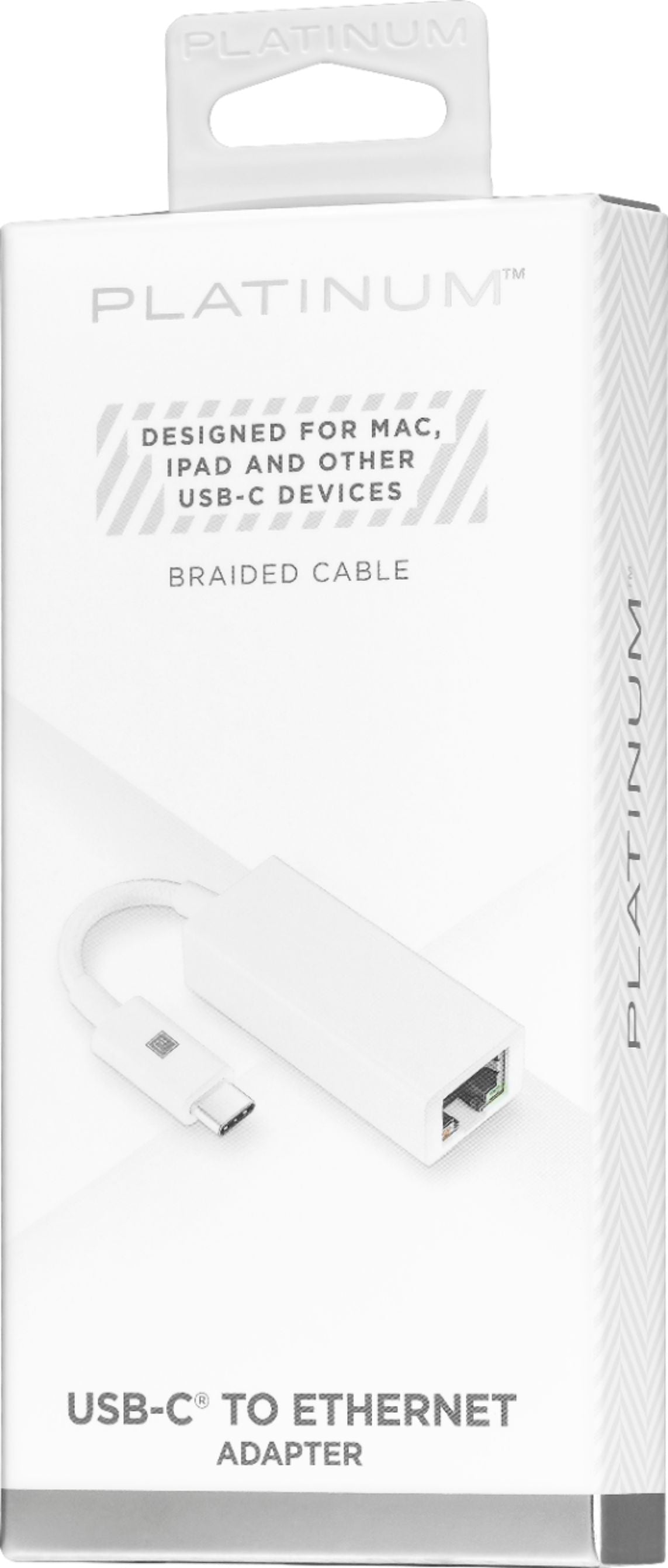 Platinum USB-C to Ethernet Adapter (PT-AFAEA-C) | Gigabit Wired Network Adapter for Laptop, Tablet & USB-C Devices