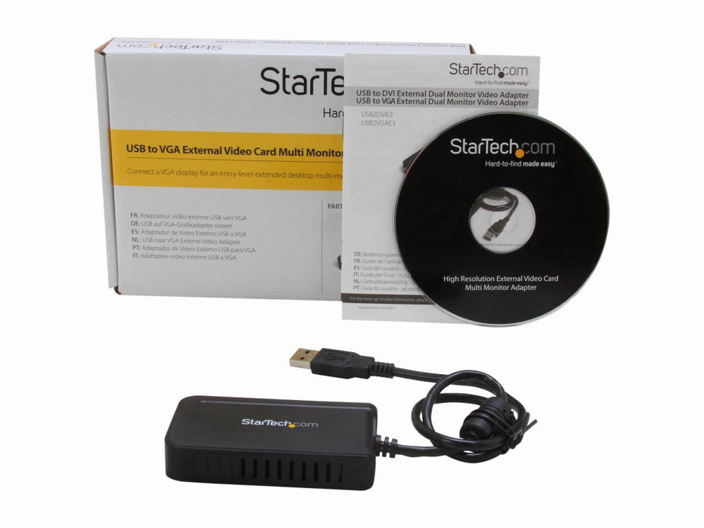 StarTech USB to VGA External Video Card Multi Monitor Adapter