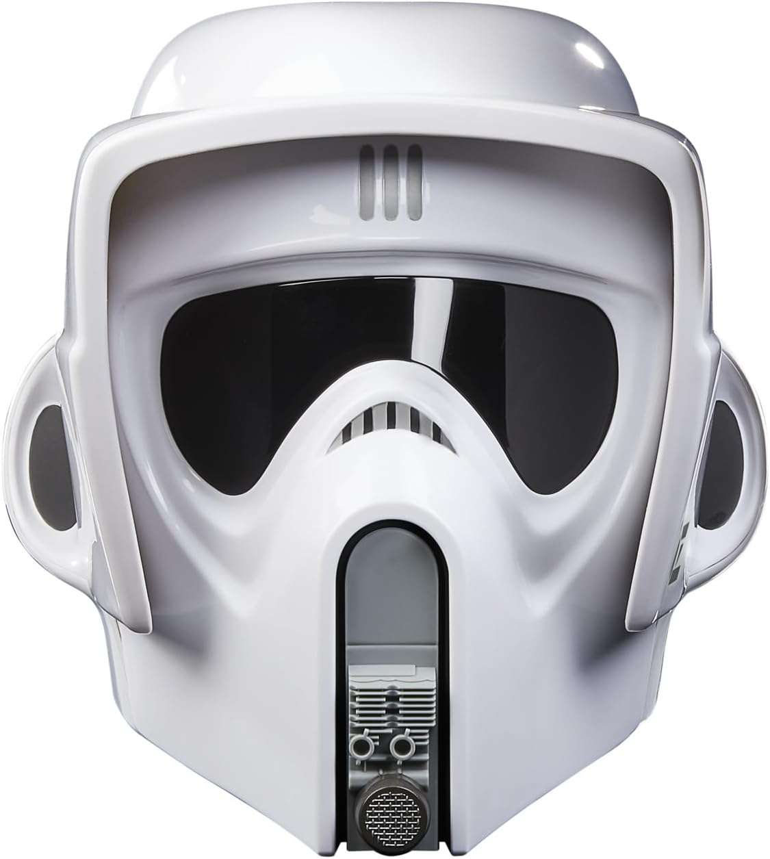 Star Wars The Black Series Scout Trooper premium electronic helmet replica with sound effects and life-size design