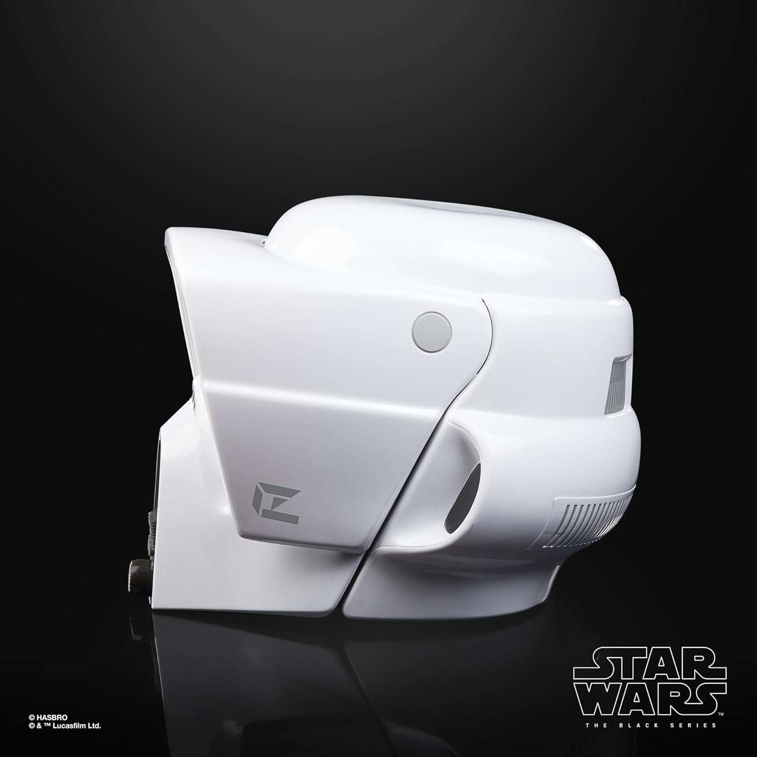 Star Wars The Black Series Scout Trooper premium electronic helmet replica with sound effects and life-size design