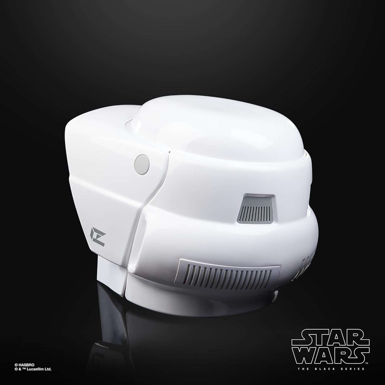 Star Wars The Black Series Scout Trooper premium electronic helmet replica with sound effects and life-size design