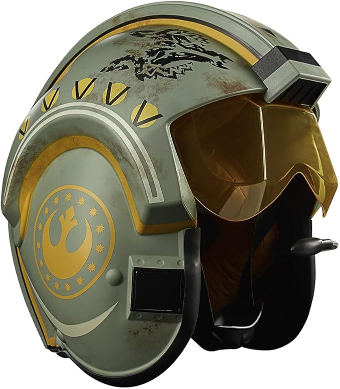 STAR WARS The Black Series Trapper Wolf Electronic Helmet – The Mandalorian Collectible Roleplay (Full Scale, Lights & Sounds)
